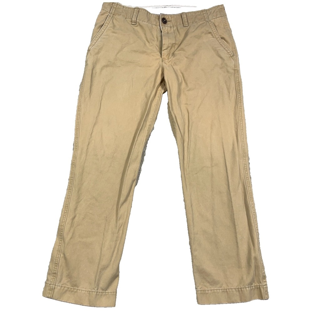 American Eagle Pants Men‎ 32x30 Brown Chino Original Straight Dress VTG Y2K